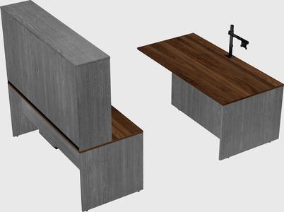 Executive parallel desk