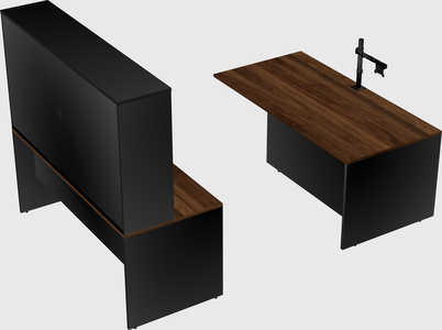 Executive parallel desk