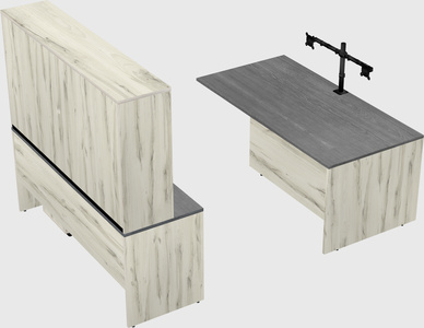 Executive parallel desk
