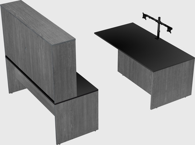 Executive parallel desk