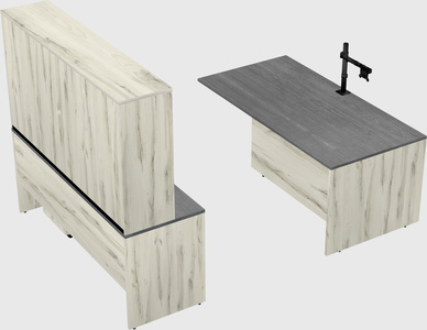 Executive parallel desk