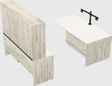 Executive parallel desk