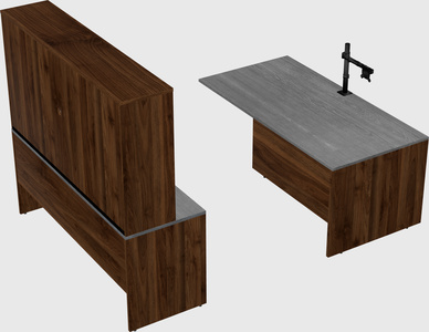 Executive parallel desk