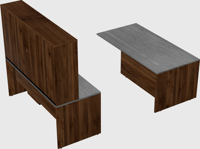 Executive parallel desk