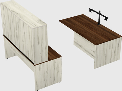 Executive parallel desk