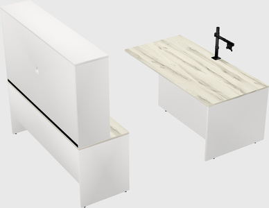 Executive parallel desk