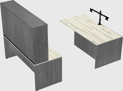 Executive parallel desk