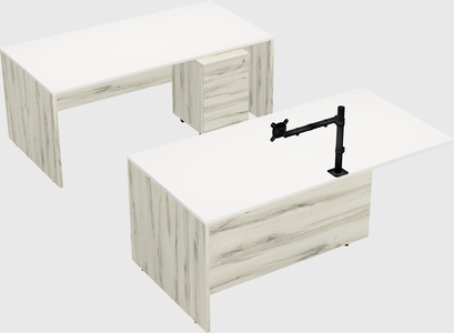 Executive parallel desk