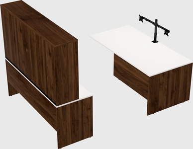 Executive parallel desk