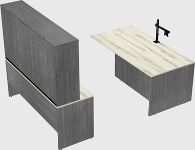 Executive parallel desk