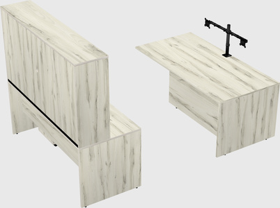 Executive parallel desk