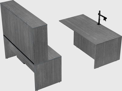 Executive parallel desk