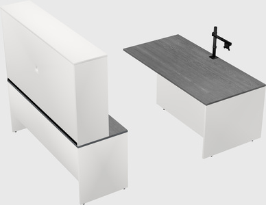 Executive parallel desk