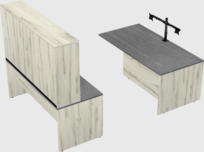 Executive parallel desk