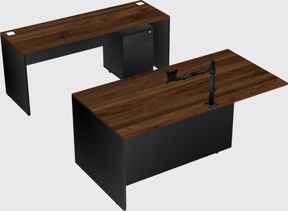 Executive parallel desk