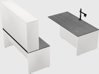 Executive parallel desk
