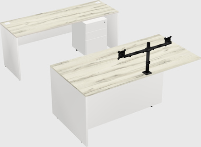 Executive parallel desk