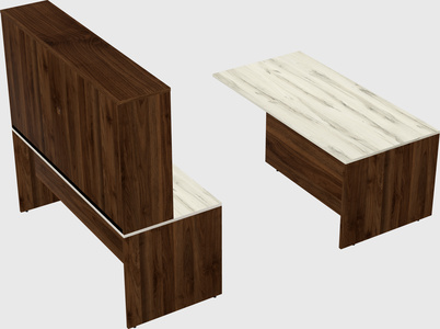 Executive parallel desk