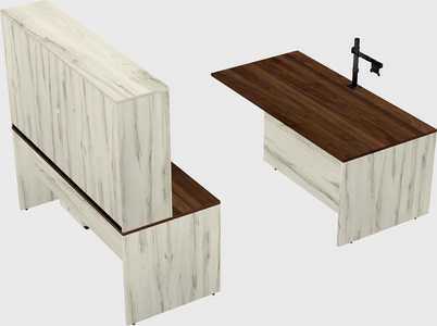 Executive parallel desk
