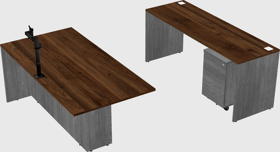 Executive parallel desk