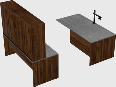 Executive parallel desk