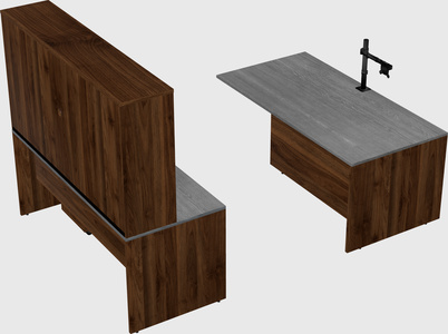 Executive parallel desk