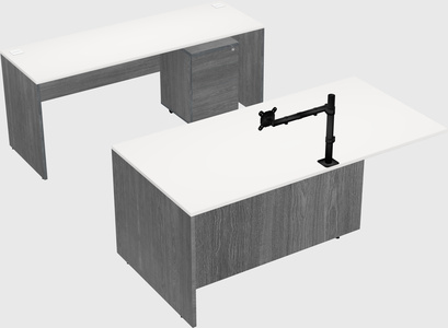 Executive parallel desk