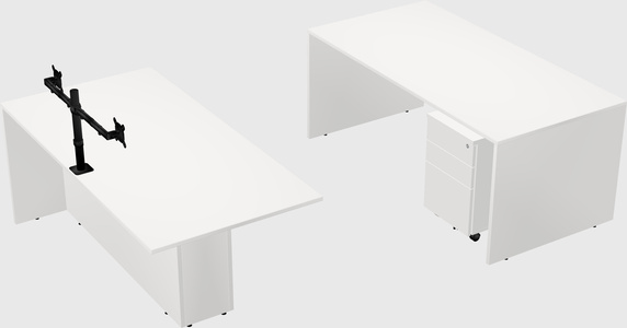Executive parallel desk