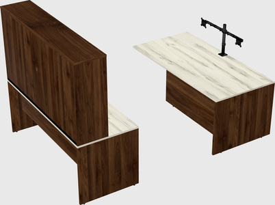 Executive parallel desk