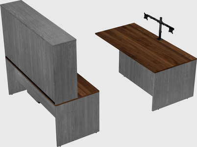 Executive parallel desk