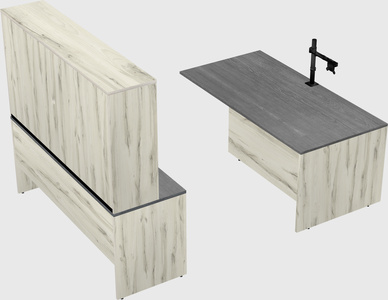 Executive parallel desk