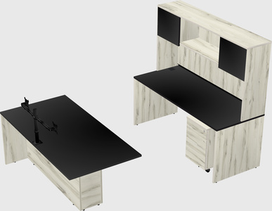 Executive parallel desk