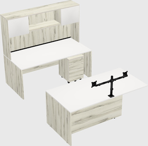 Executive parallel desk