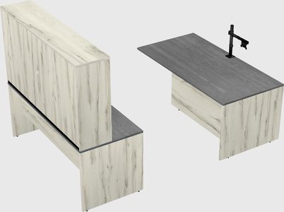 Executive parallel desk