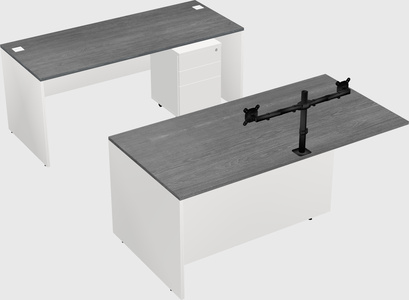 Executive parallel desk