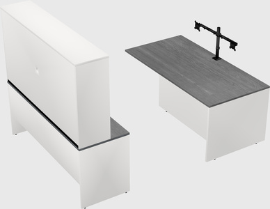 Executive parallel desk
