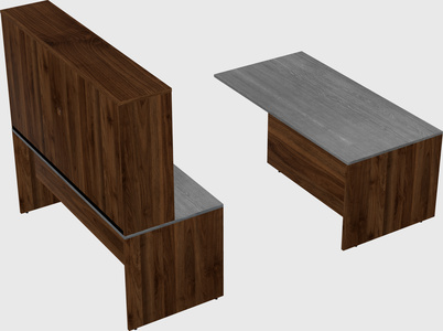 Executive parallel desk