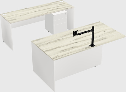 Executive parallel desk
