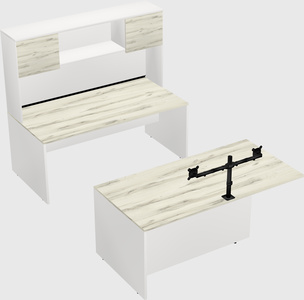 Executive parallel desk