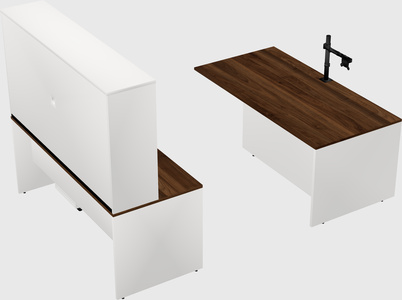 Executive parallel desk