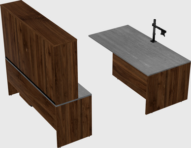 Executive parallel desk