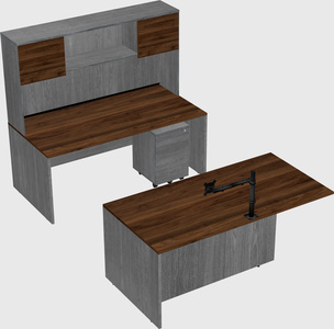 Executive parallel desk