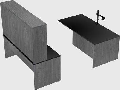 Executive parallel desk