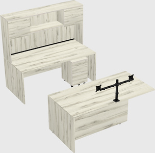 Executive parallel desk