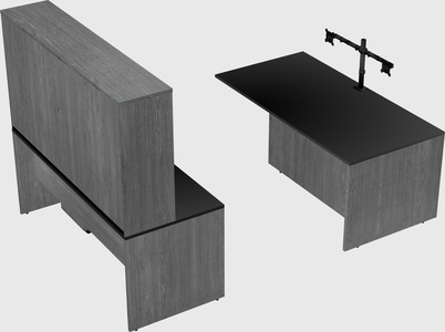 Executive parallel desk