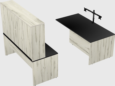 Executive parallel desk