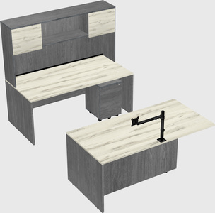 Executive parallel desk