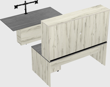Executive parallel desk