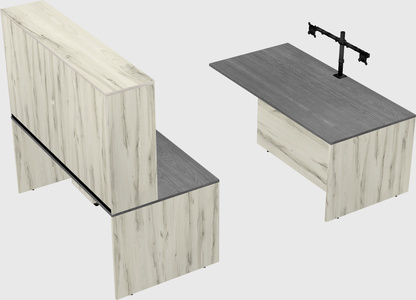 Executive parallel desk