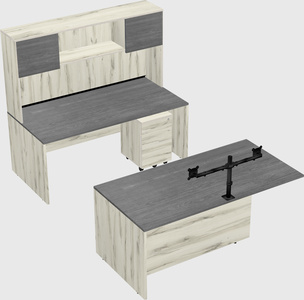 Executive parallel desk
